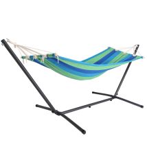 Amaca Con Telaio In Metallo Supporto Portata Fino A 100 Kg Verde - Detex