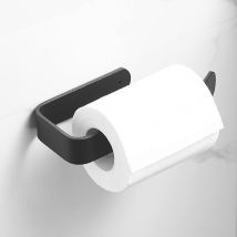 Zvd - Adhesive Wall Mounted Toilet Paper Holder Without Drilling, Toilet Roll Holder, Stainless Steel Toilet Paper Holder, Wall Mounted Paper Towel 