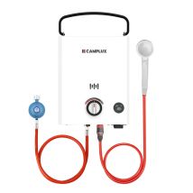 First Serie Scaldabagni A Gas 5l/min, Scaldabagni Istantanei A Gas Propano/butano Display A Led - F5-de - Butano/propano (50 Mbar) - Camplux