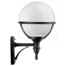 Dopo - Aplique Clásico Clic-clac Globo Ip44 E27 42w Negro