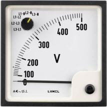 Voltmetro Lumel Ep29 Ferromagnetico 500 V Ca Incassabile