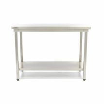 Table En Acier Inoxydable - 100 X 70 Cm - Hauteur Réglable - Maxima