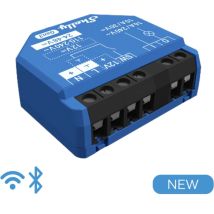 Shelly - 1 Gen3 1-kanal-relais Wlan-gesteuerter Smart-schalter Mit Potentialfreien Kontakten Max. 16a, Wlan, Bt, Unterputz