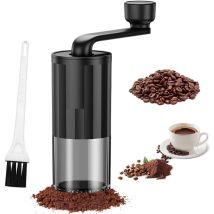 Broyeur Portable Grains De Café, 1 Article Moulin À Café Manuel Externe Réglable, Moulin À Café Manuel, Convient Pour Aeropress, Pour Over Et 