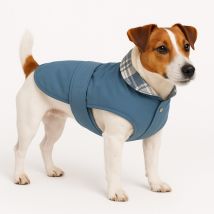 Hundemantel Sela grau – 100 % Polyester – Rückenlängen: 26-80 cm – Waschbar bis 30 °C – Nobby