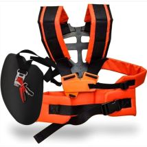 Litzee Double Padded Strap For Brushcutter Mower Durable Nylon Belt Adjustable For Garden Brushcutter
