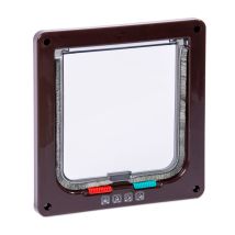 K&f Cat Door 4-marroni Posizioni 19,2 Cm A: 20 Cm