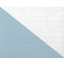 Edem - Empapelado Texturado 83101br70 Papel Pintado No Tejido Texturado De Aspecto Piedra Mate Blanco 26,50 M