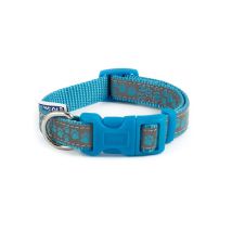 Collar Reflective Paw Blue - 20-30 - 583973 - Ancol