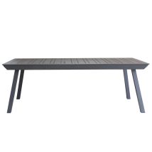 Gardissimo Ausziehbarer Aluminium-gartentisch / Ausziehtisch "eterno", Anthrazit, 172 / 243 X 100 Cm (l X B)