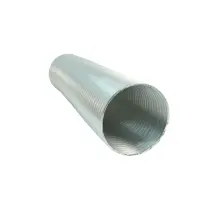 Tubo flessibile 50-250 cm – Diametro 100 mm – Alluminio – Grigio – Marley