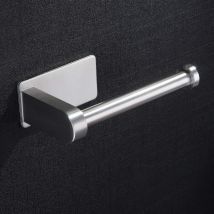 Self-adhesive Toilet Paper Holder No Drilling Attachment Brushed Stainless Steel Toilet Paper Holder
