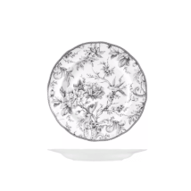 6 X Assiettes Plates Mayfair - 22 Cm - Porcelaine - H&h