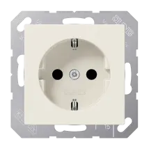 Jung Prise Schuko 16 A 250 V , Safety+, Thermoplastique, Série As, Blanc A 1520 Bfki