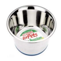 Classic – Non-Slip Stainless Steel Cat Bowl 135mm – Dishwasher Safe – 6 Sizes Available