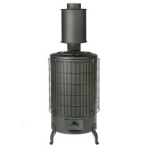 Theca - Estufa Leña Ecodesing N.4 16.5 Kw,tubo 110 Mm. ( Te Incluida )