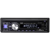 Scd 5702 Bt - Radio De Autoradio Con Usb, Sd, Aux-in, Bluetooth, Usb Fast Charge Per La Ricarica Rapida De Smartphone, 30 W, Colore Nero - Trevi