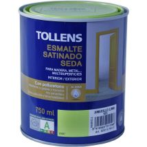 Tollens Esmalte Satinado Al Agua Amarillo Lima 750 Ml