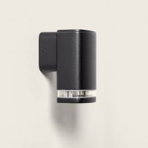 LEDKIA – Applique da Parete per Esterni Ranedux – Design Moderno e Resistente – Colore Nero – Lampadine GU10 NON INCLUSE