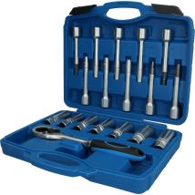 Brilliant Tools – Set Utensili Ammortizzatore 18 Pezzi – Acciaio al Cromo Vanadio – Compatibile con Veicoli Comuni