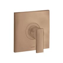 Axor – Citterio Einhebel-Brausenmischer Unterputz – geeignet für Durchlauferhitzer – modernes Design – Fertigset mit Rosette und Griff