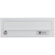 Ju - Ersatztüre Für Hausbrieffachanlage 300 X 110 Mm, Weiß Ral 9016