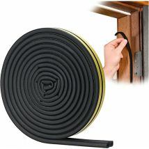 Striscia Di Tenuta Ulisem Con Profilo D, Sigillante Per Porte E Finestre Con Forte Adesione, Isolamento Acustico E Resistenza Agli Agenti Atmosferici,