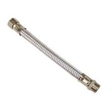 10pz Flessibile Inox M3/8 - F3/8 - M 3/8' F 3/8' Cm.30