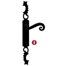 Bouvet - Set Di Porte Rustiche Aquitaine 41 Ferro Nero - Chiave L - 16407