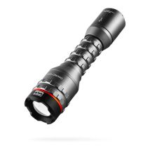 Davinci 800l - Torcia Led Ricaricabile De 800 Lumen - Con Power Bank, Ip67 Impermeabile Grade De E Regolabilezoom, Grigio Acciaio - Nebo