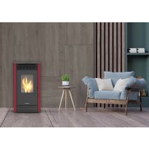 Stufa A Pellet 8,5kw Ella 8 Schuster Unical Riscaldamento Casa Ufficio Bordeaux