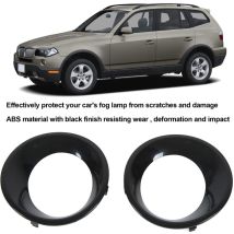 Juego De Embellecedores Para Los Faros Antiniebla Del Parachoques Delantero (número De Pieza 51113423789) Para El Bmw X3 E83 (2007-2010).