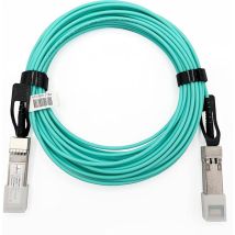 Elfcam - Câble Optique Actif Sfp+ À Sfp+ - 40m, Aoc 10 Gbit/s Om3, Ultra Performant, Réseau Professionnels, Pc