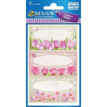 Avery Zweckform - Premium Creative Geschenk-aufkleber Blumen