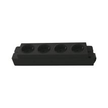 Evoline - Express Steckdosenleiste Steckose 4-fach Schukosteckdose 16a 3680 Watt