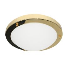 Forum Lighting - Forum Spa Delphi Polished Brass 310mm Large Led Flush Ceiling Light - Spa-34047-brs