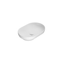 Ceramica Globo - Lavabo Empotrado Óvalo De Cerámica 60.41 Globo T-edge B6o61 Blanco Mate - Globo Bo