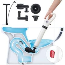 ‌déboucheur Pneumatique Pour Toilette‌ - Piston À Air Haute Pression Ergonomique - Pour Canalisations Et Égouts