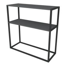 Mesa Consola Con Superficie De Almacenamiento 90 X 90 X 335 Cm Antracita 030008568