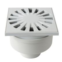 Chabsv1050g Chiusino Sifonato In Abs, Grigio, 100x100 Mm - First Plast