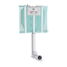 Einbauspülkasten 6 Liter für Mauerwerkswände – Pucci – Polyethylen, höhenverstellbarer Spülschlauch 35x11 cm