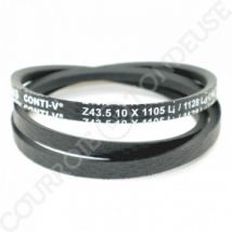 Courroie Type Trapézoïdale Lisse Z43-1/2