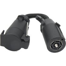 Adaptateur De Prise Remorque 7 Voies, Connecteur De Câblage Rond Européenne 7 Broches Vers Américaine Accessoires Adaptateur Prise Remorque Usa Europe