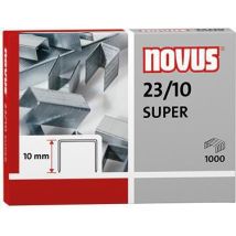 Novus - Heftklammer 23/10 Super Blockhefter Stahl Verzinkt 1.000 St./pack.