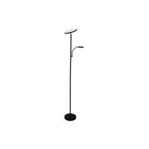 Lampada Da Terra Led Dencel, 30+6 W, 3 Temperature Di Colore Dim 3000 Lm, Nero, Ø25 X 175 Cm