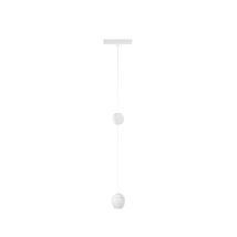 Lindby Lampada LED Lumaro Sospensione Bianco Ø 6,2 cm Dimmerabile 48V – Illuminazione Moderna per Soggiorno e Ufficio