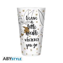 Vaso Grande 400 Ml Campanilla Dorada Purpurina Disney