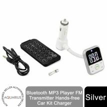 Aquarius Bluetooth Mp3 Player Fm Transmitter Hands-free Car Kit Charger