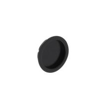 Poignee Porte Coulissante Ronde Zamak Noir - Chrisligne