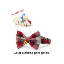 Collar Elastico Mascota Palomita Navidad